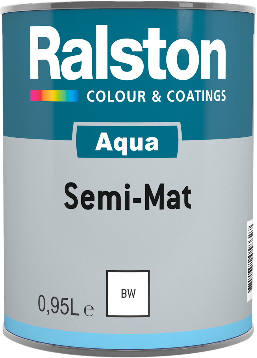 Aqua Semi-Mat, weiß | 0,95 Liter