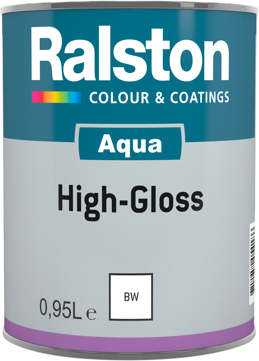 Aqua High-Gloss, weiß | 0,95 Liter
